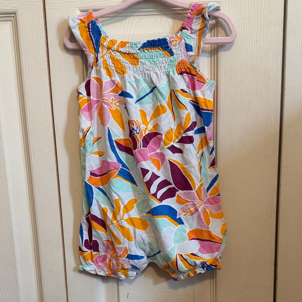 Carter's Pastel Swirl Baby Romper